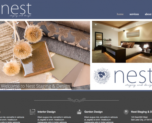 Nest Interior Design Website