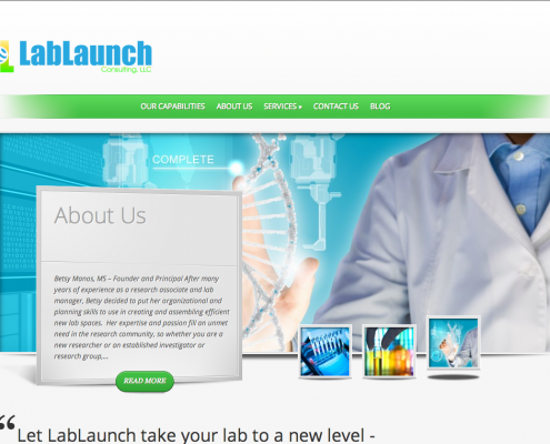 Lab Launch Web Design